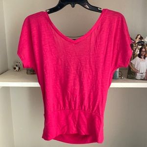 Hot pink shirt